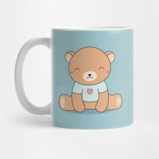 Kawaii Cute Brown Teddy Bear Mug